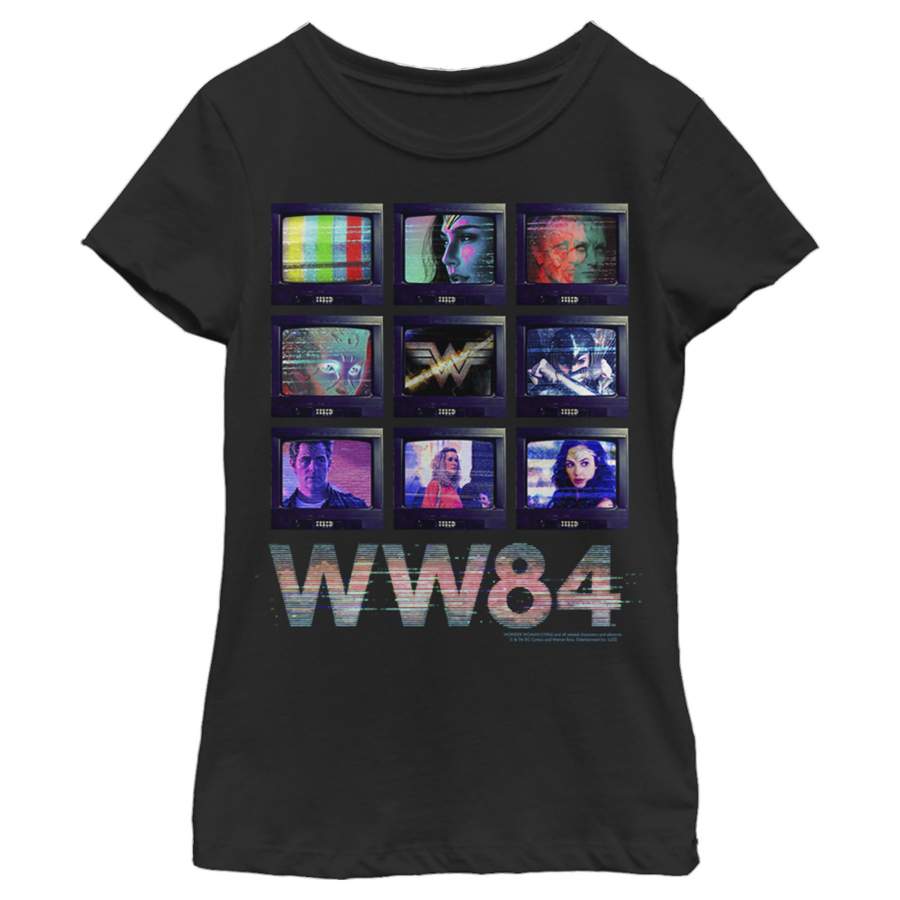 Wonder Woman 1984 Girl’s TV Stack  T-Shirt