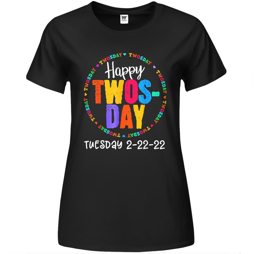 Happy Twos Day Premium Womens T Shirts