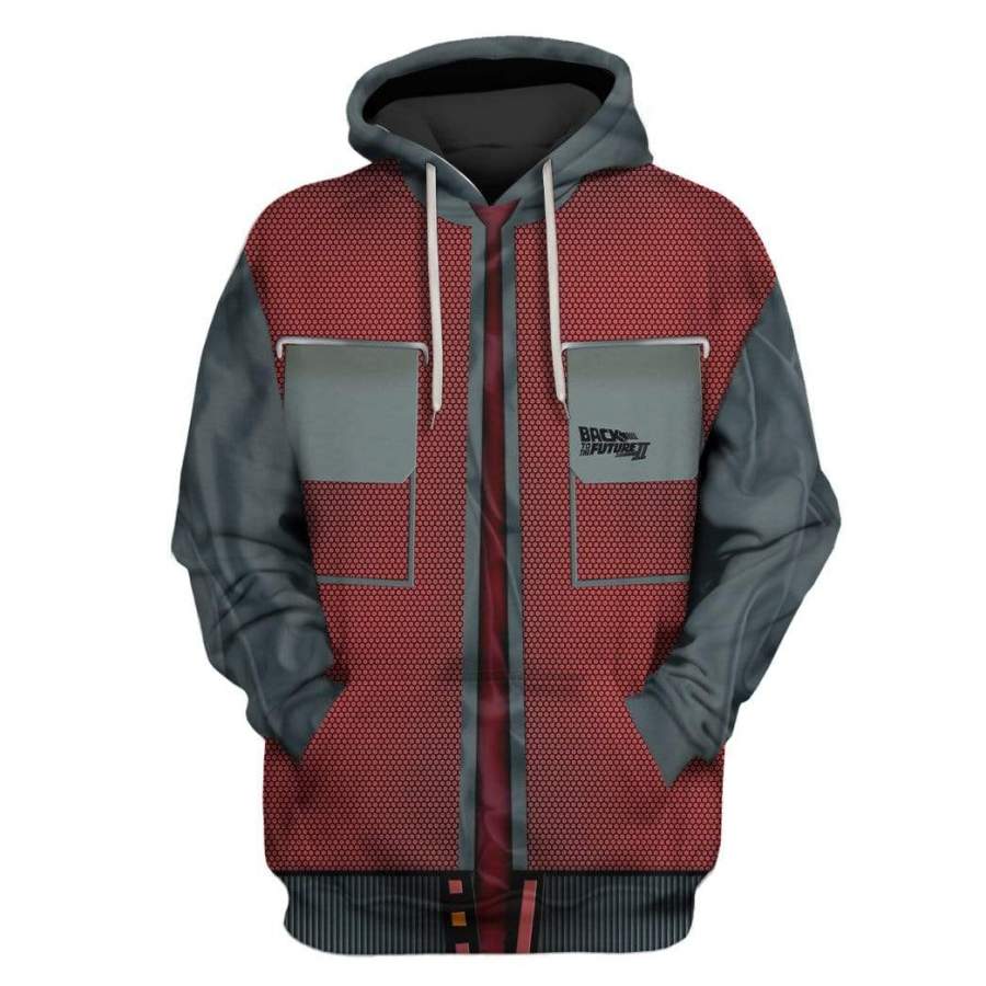 Custom T-shirt – Hoodies Back to the Future Marty Mcfly Apparel