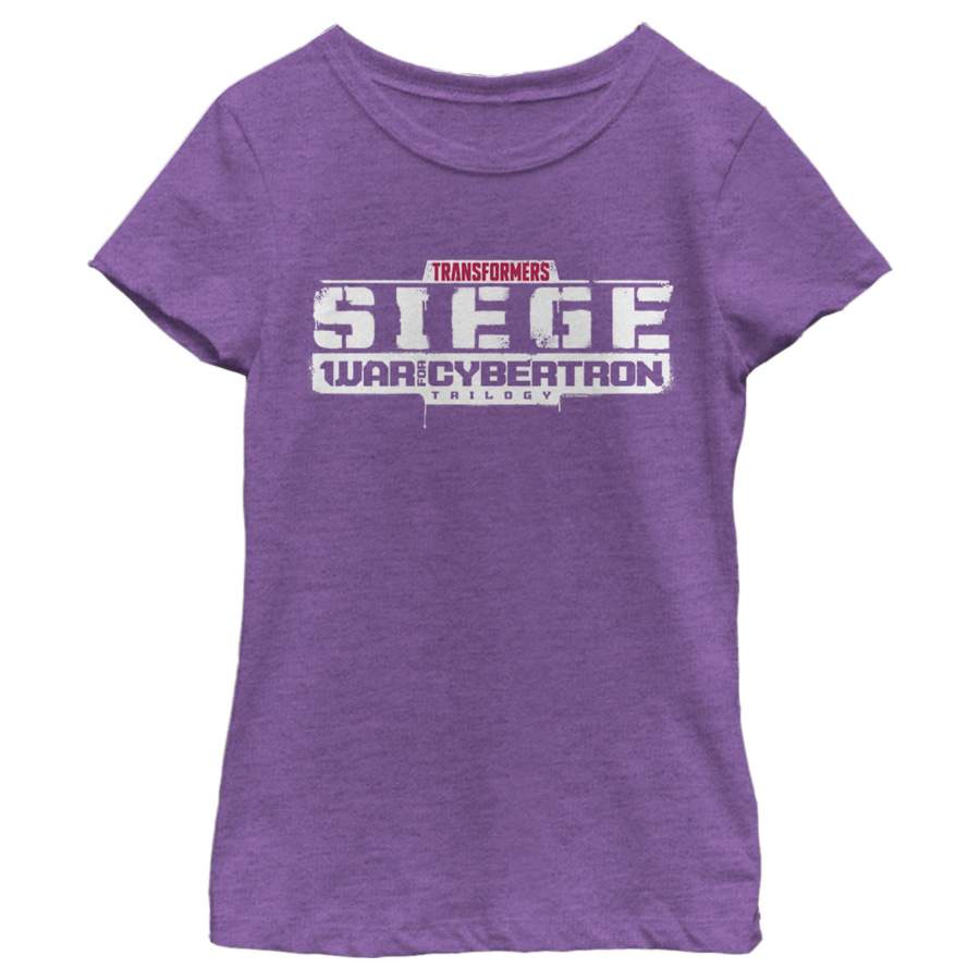 Transformers Girl’s Siege Logo  T-Shirt