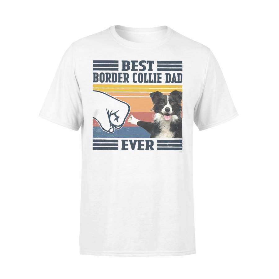 Father’s Day Best Border Collie Dad Ever Vintage T-shirt