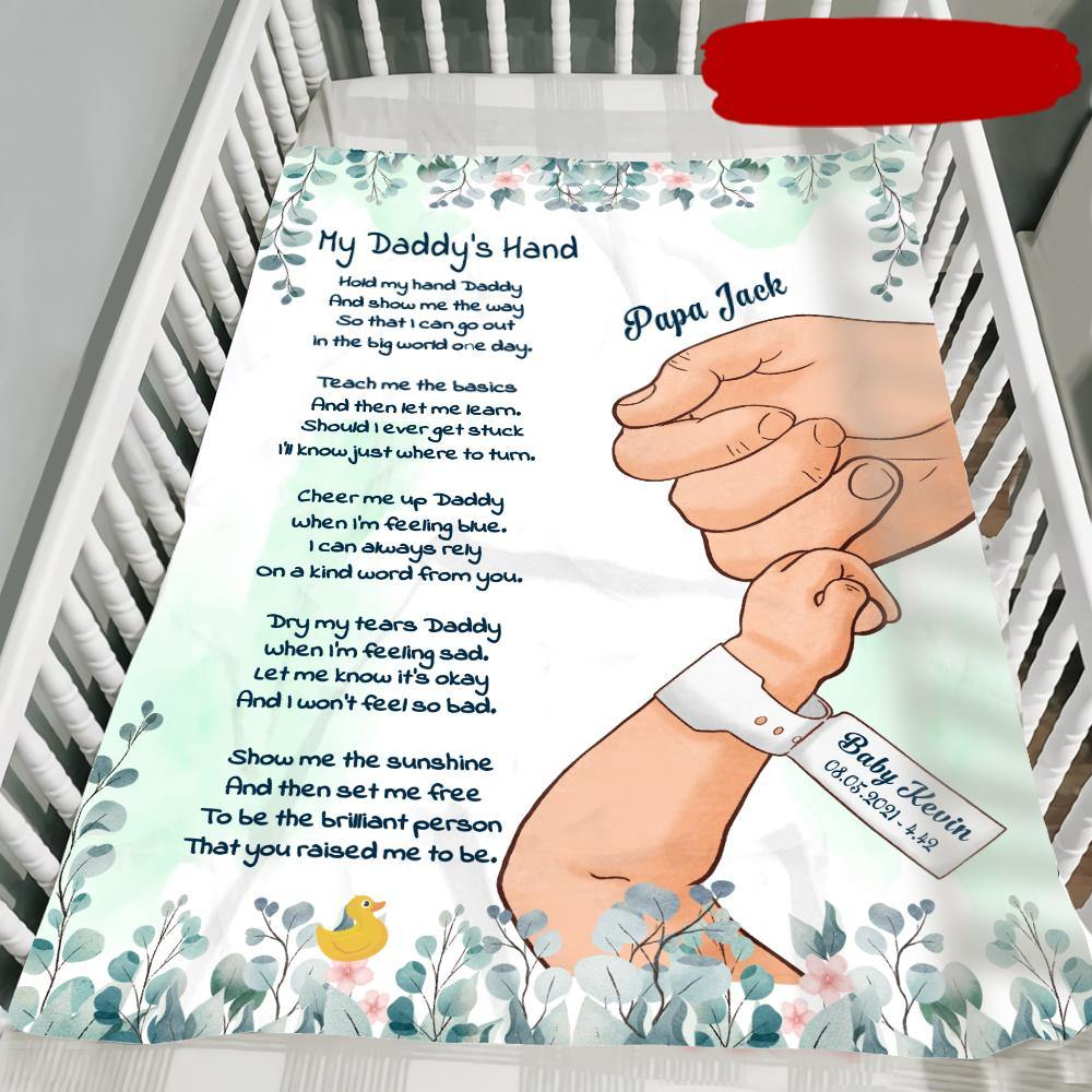 personalized-father-s-day-blanket-to-my-dad-from-baby-hold-my-hand