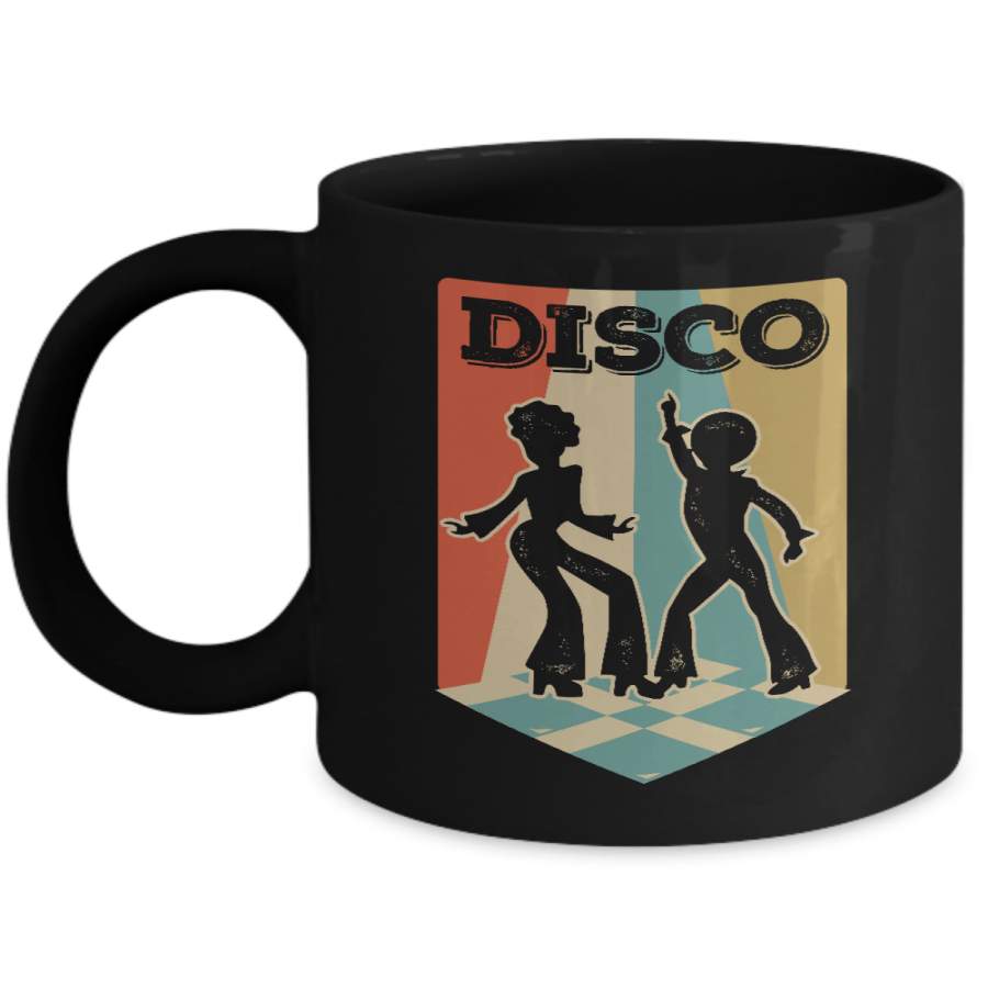 Classic Vintage Retro Style Disco Music Mug