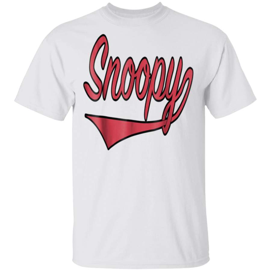 Snoopy Classic Retro Vintage Baseball T Shirt