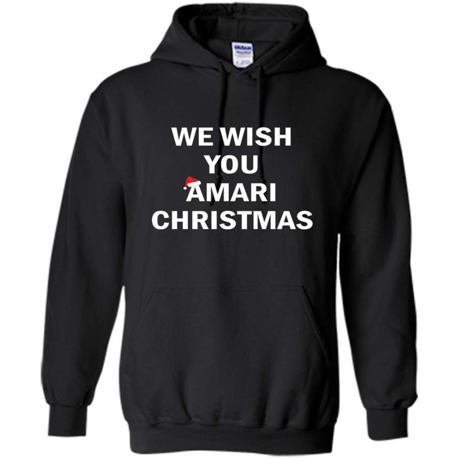 We Wish You Amari Christmas – Gildan Heavy Blend Hoodie