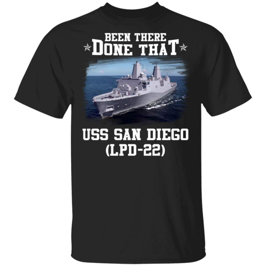 USS San Diego LPD-22  Veterans Day Christmas Gift T-Shirt