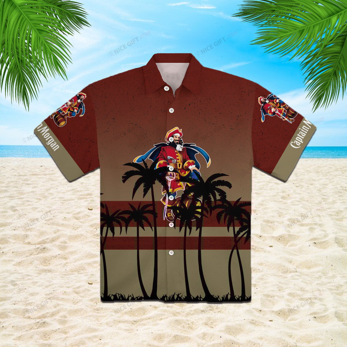 Captain Morgan Hawaiian Shirt 3Hs-X3Z6