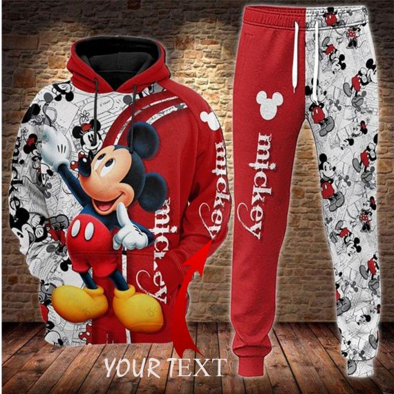 Mikey Mouse Red Hoodie Chm