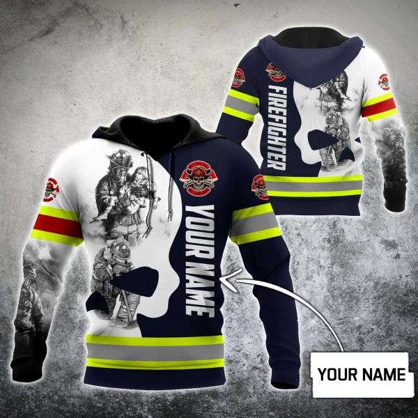 Customize Name Firefighter Hoodie Shirts For Men And Women Mh08122002