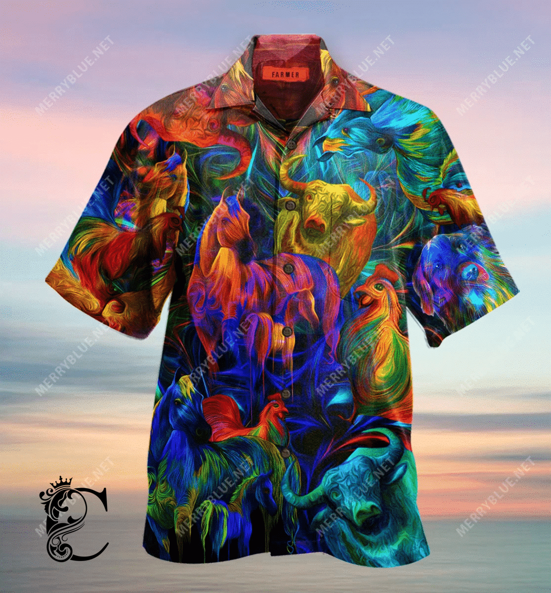 Beach Shirt Find Proud Farmer Unisex Hawaiian Shirt- Chillicothemall