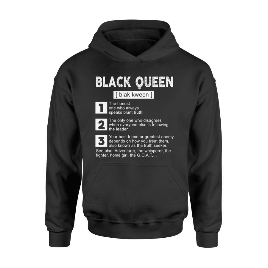 Black Queen 123 Hoodie