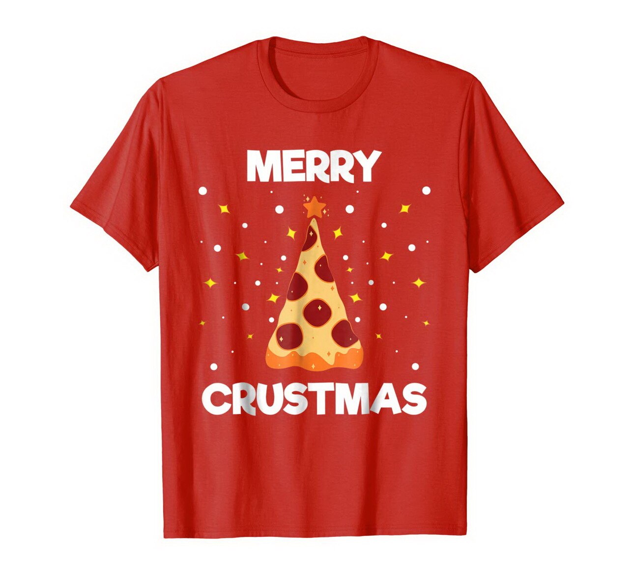 Merry Crustmas Pizza Christmas Shirts For Men Women Kids New