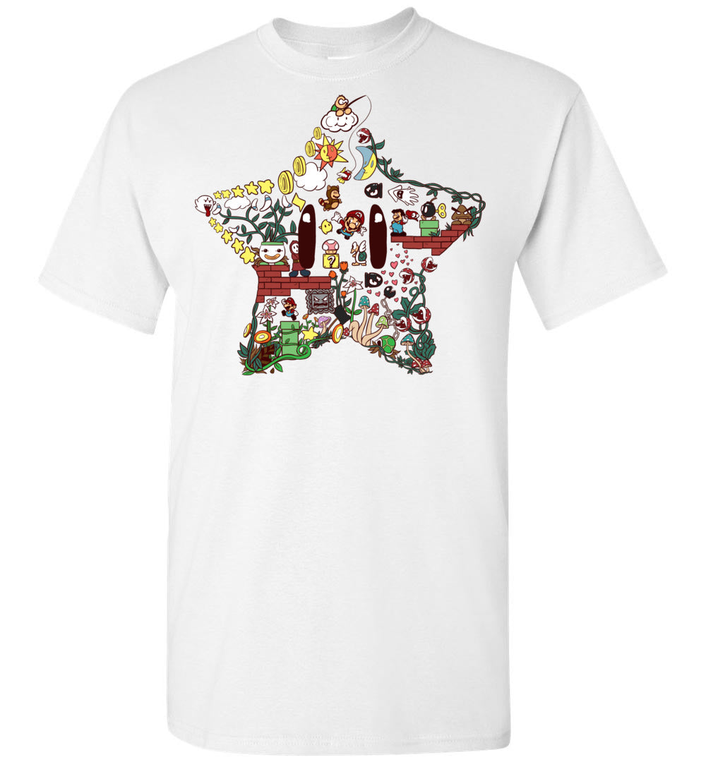 Mario Star Art T-Shirt