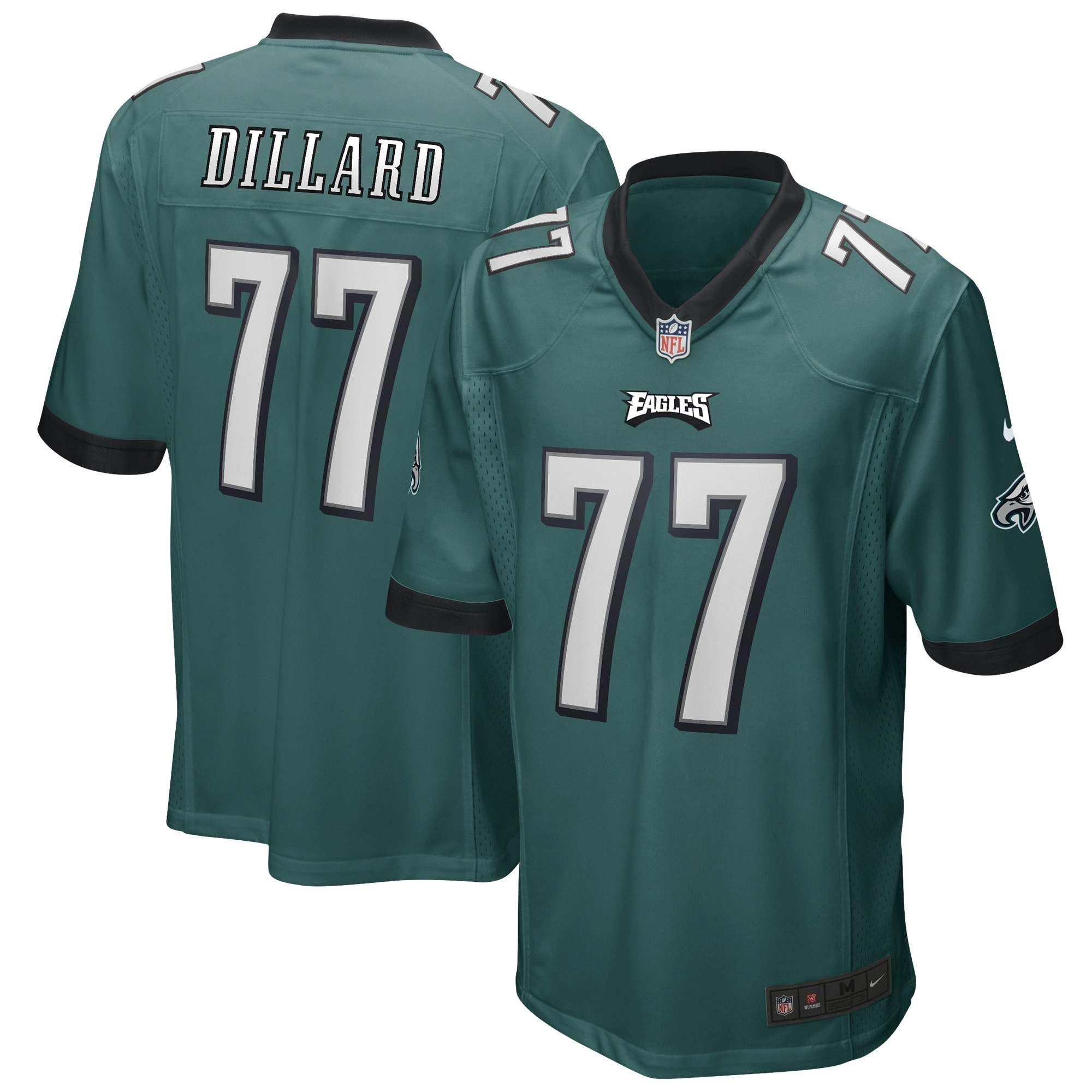 Andre Dillard Philadelphia Eagles Game Player Jersey – Midnight Green NFL