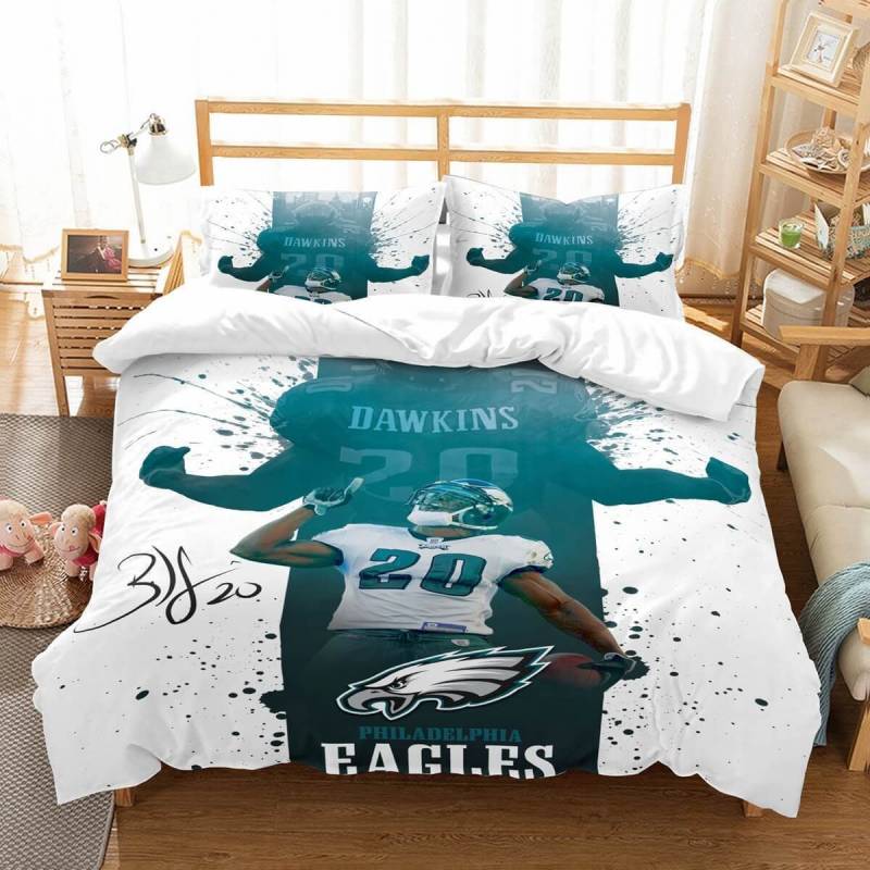 3D Customize Philadelphia Eagles Brian Dawkins Et Bedroomet Bed 3D Customize Bedding Set Duvet Cover Set Bedroom Set Bedlinen