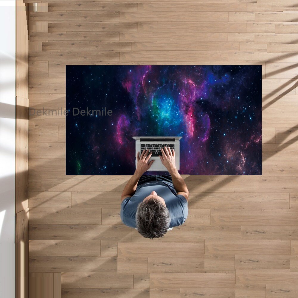 3D Desk Mural Cosmic Nebula Fantasy Table Cover Wallpaper Murals Wall Stickers Decor Wall Murals Photo Self Adhesive Home Living alx