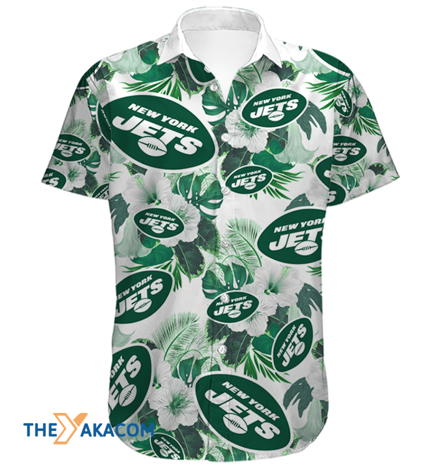 New York Jets Nfl Team Gift For Fan Tropical Short Sleeve Hawaii Shirt Ha96701