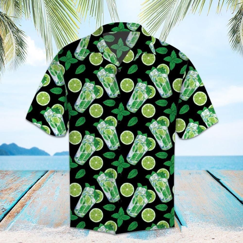 Mojito Aloha Hawaii Shirt Colorful Short Sleeve Summer Beach Casual For Men And Women Ha101658