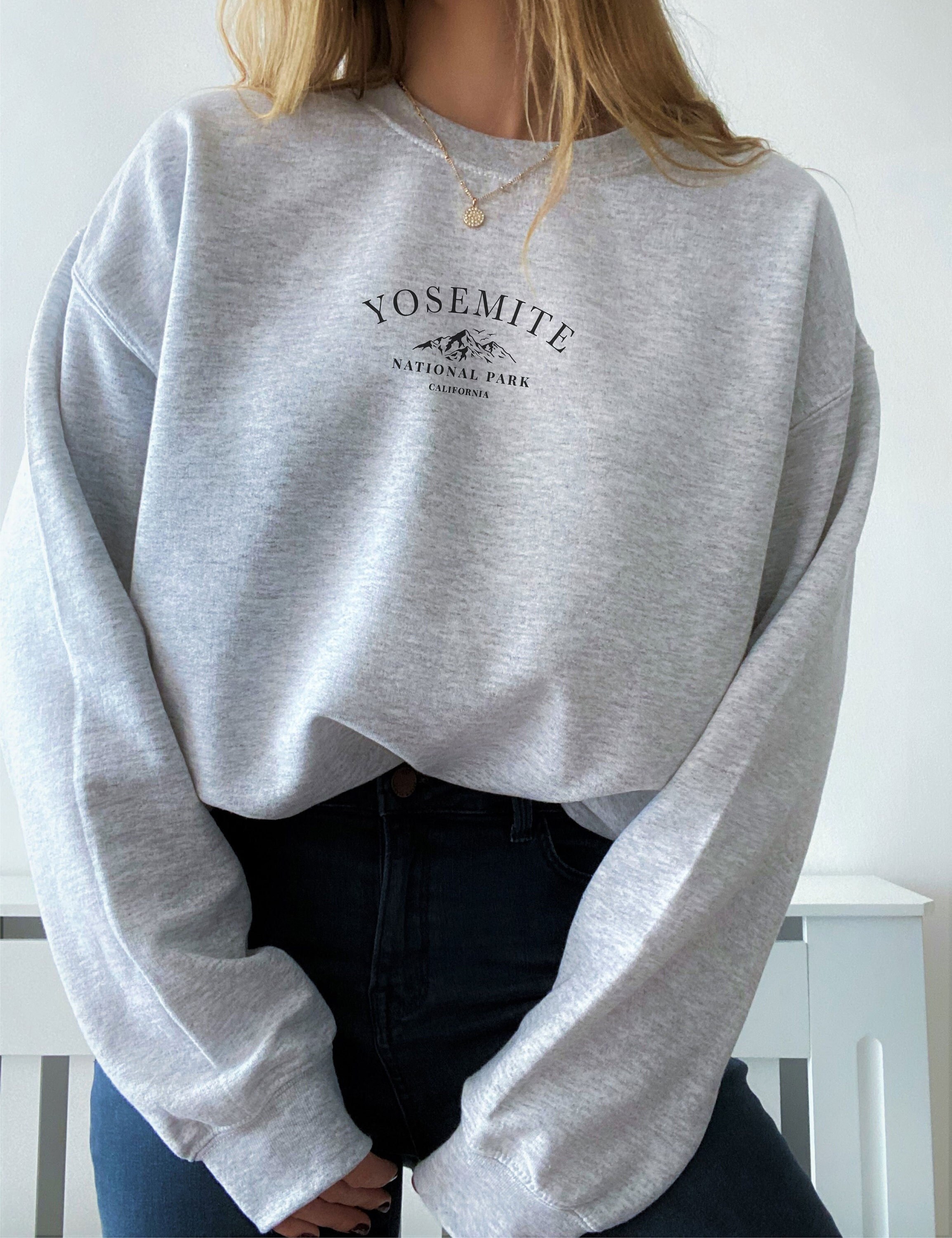 Yosemite sweatshirts, Yosemite Tshirt, National Park sweatshirt,  Camping longsleeve, Highway Shirts, Travel Shirts, Retro Shirts,