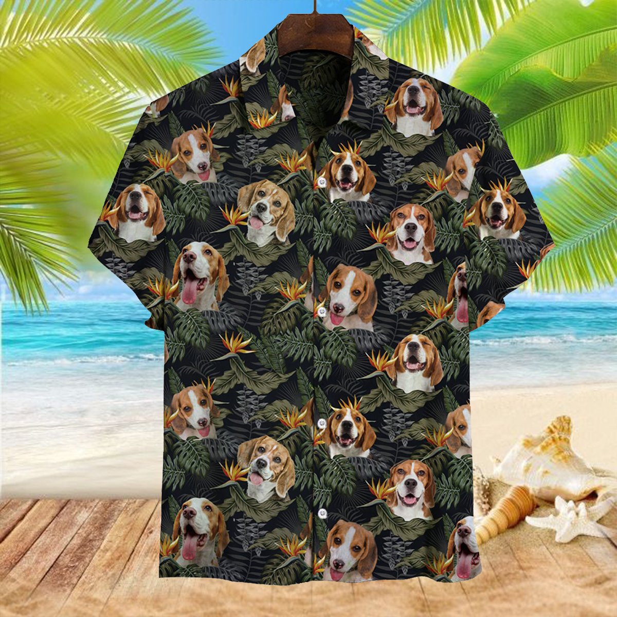 Beagle Hawaii Shirt Ha70145