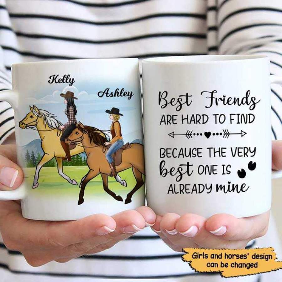 Horse Riding Besties Personalized AOP Coffee Mug