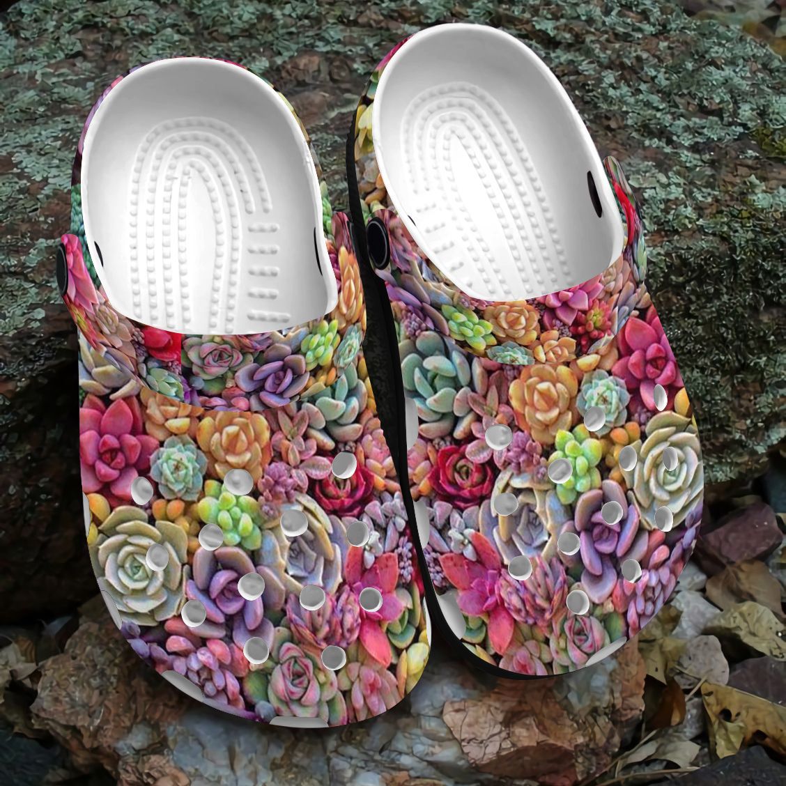 Garden 3D Personalize Clog, Custom Name, Text, Fashion Style For Women, Men, Kid, Print 3D Succulents