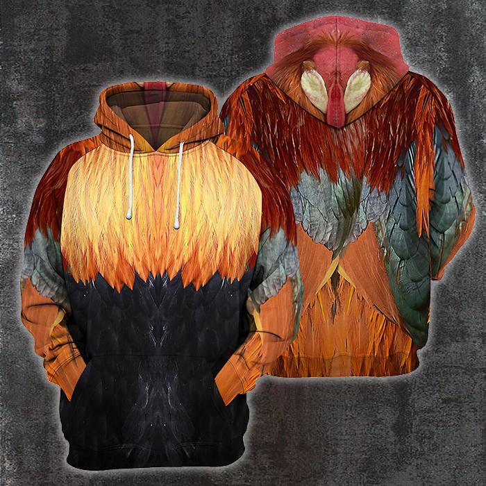 Rooster Cosplay Costume Animal Halloween 3D All Over Print | For Men & Women | Adult | Ho4201