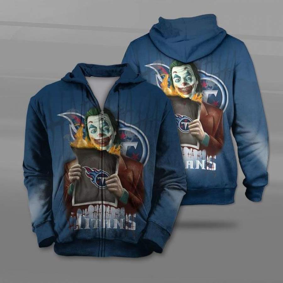 Tennessee Titans Joker Zipper Hoodie