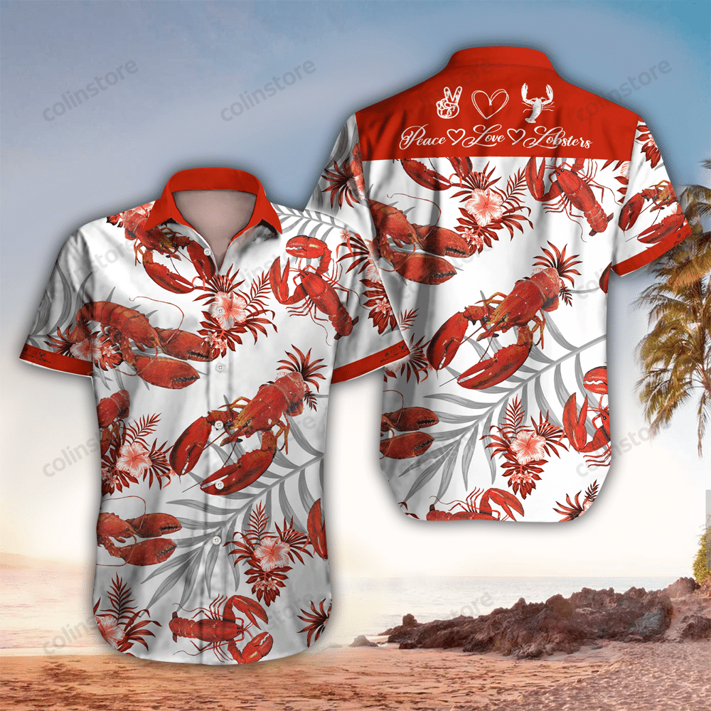 Lobster Hawaii Lover Gifts Shirt Aloha Ha5840