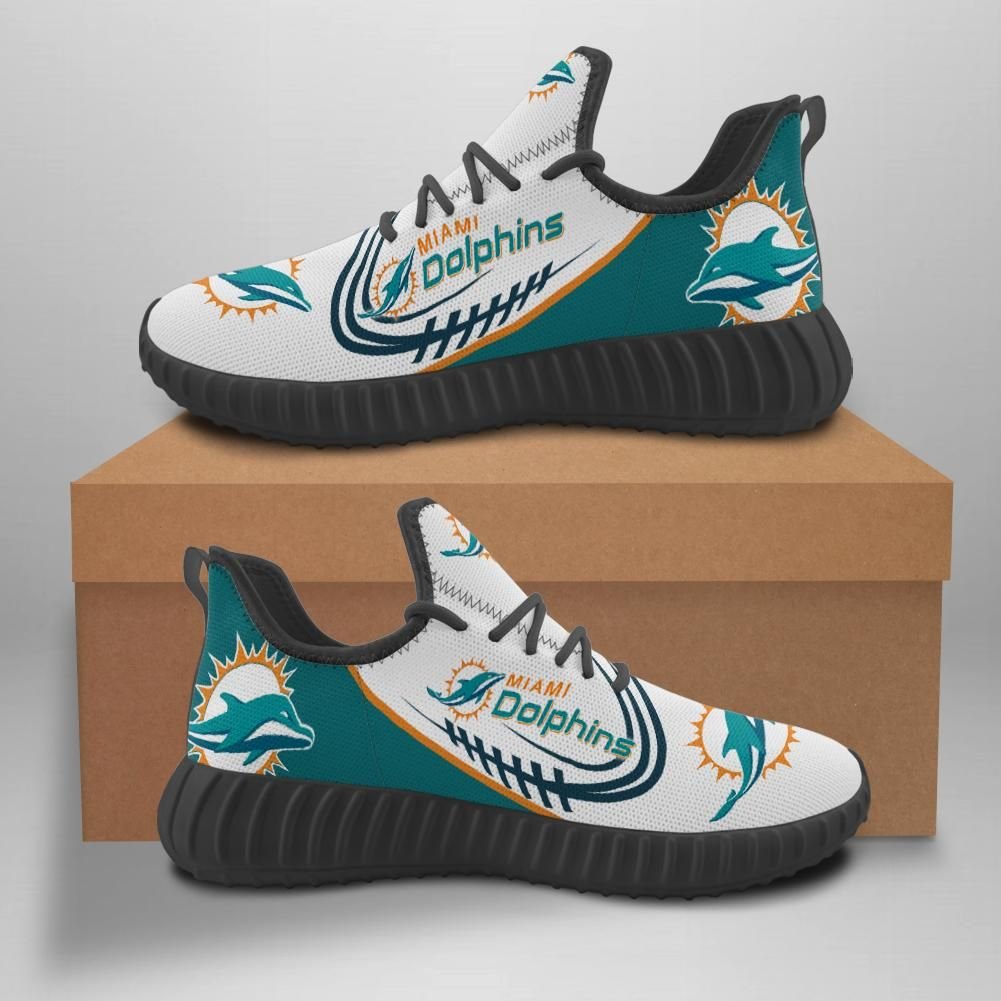 Miami Dolphins Unisex Sneakers New Sneakers Football Custom Shoes Miami Dolphins Yeezy Boost – Yeezy Shoes