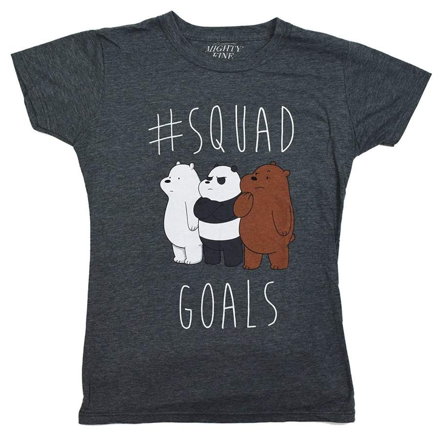 We Bare Bears Squad Goals Juniors Boyfriend Men T-Shirt