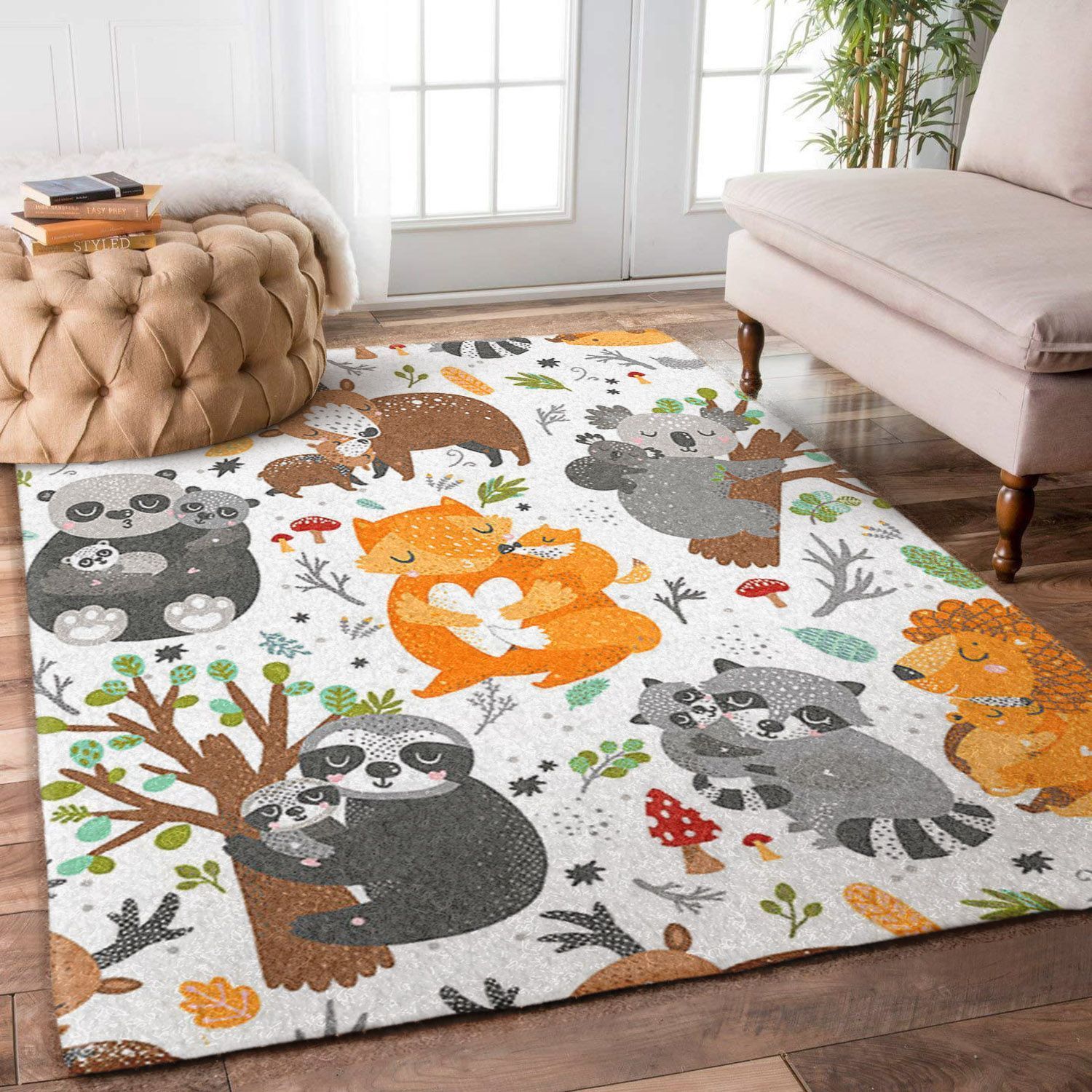 Animal Hugs Babes In The Forest HM1012005M Rug