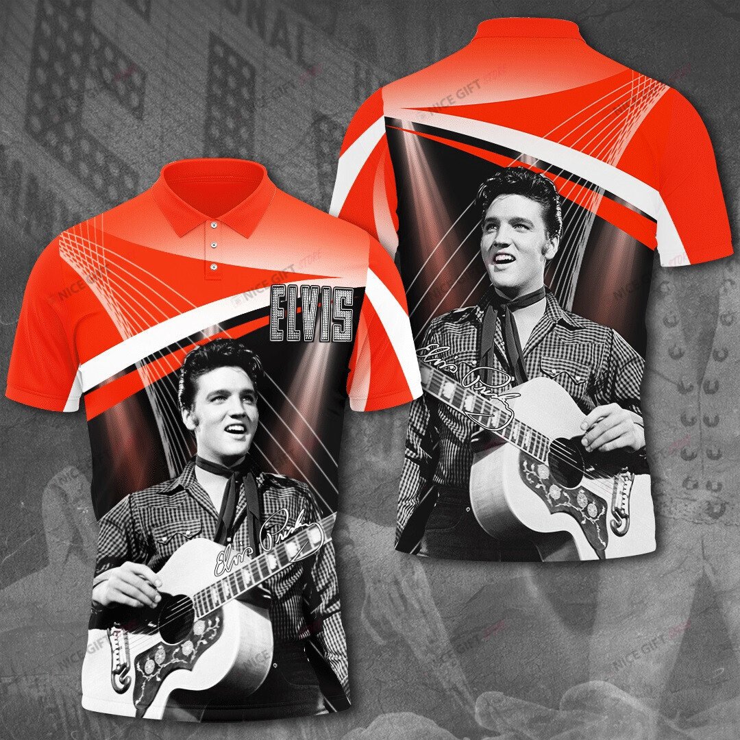 Elvis Presley Polo Shirt 3D 3Ps-Z7T4