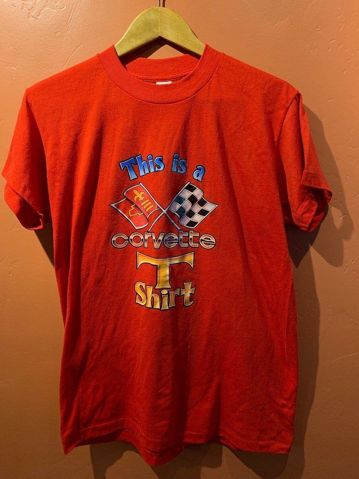 Vintage Rare Late 70S Corvette Iron On Shirt