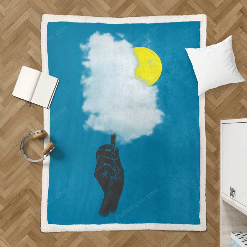 Cotton Candy – Pop Art Sherpa Fleece Blanket