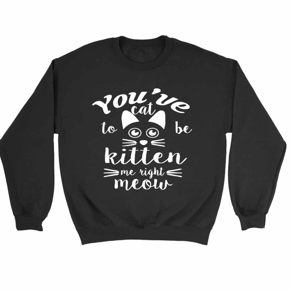 Are You Kitten Me Right Meow Meow Sweatshirt Sweater