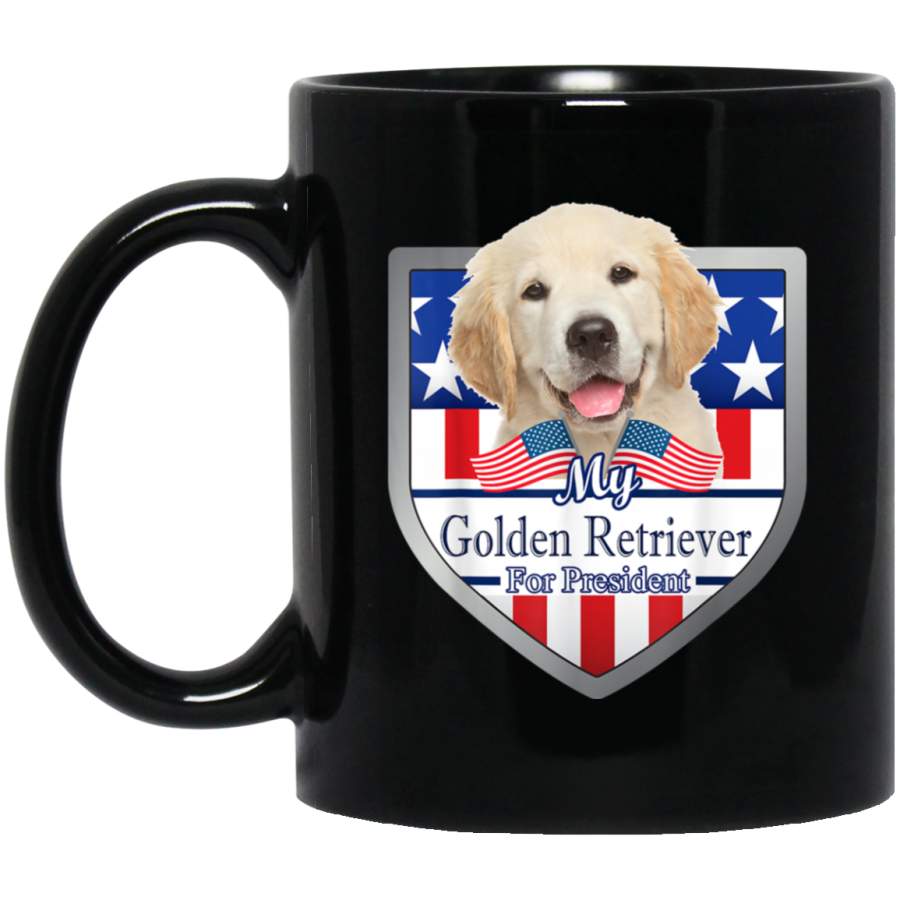 My Golden Retriever Puppy For President 2020 Mug