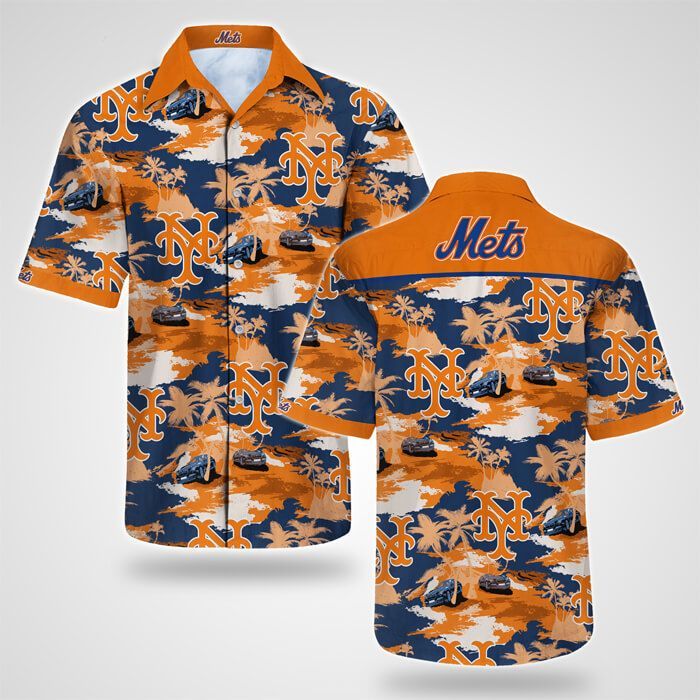 New York Mets Hawaii Shirt Tropical Flower Short Sleeve Aloha Ha88508