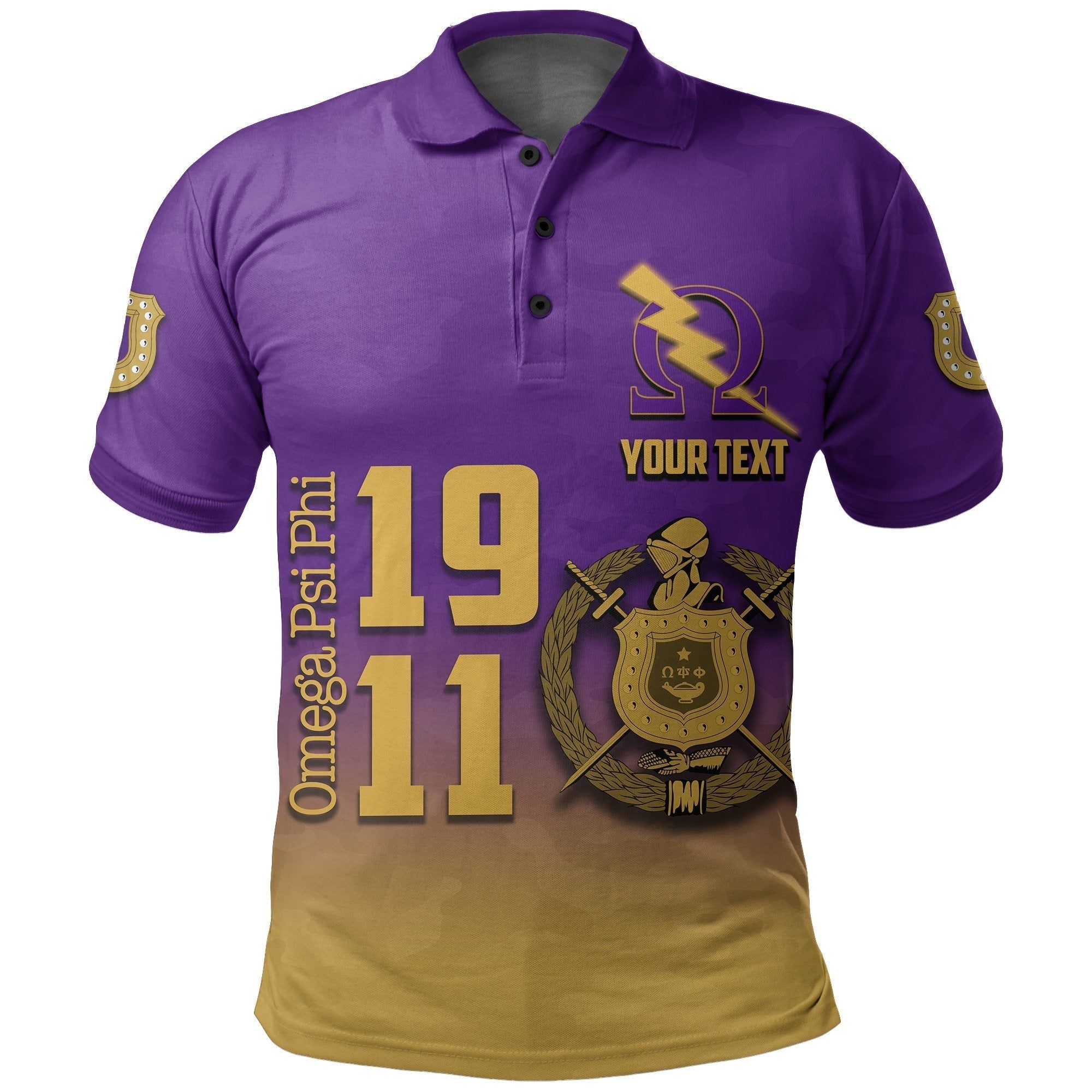 Fraternity Polo – Personalized Polo Shirt Omega Psi Phi Cardinal Principles