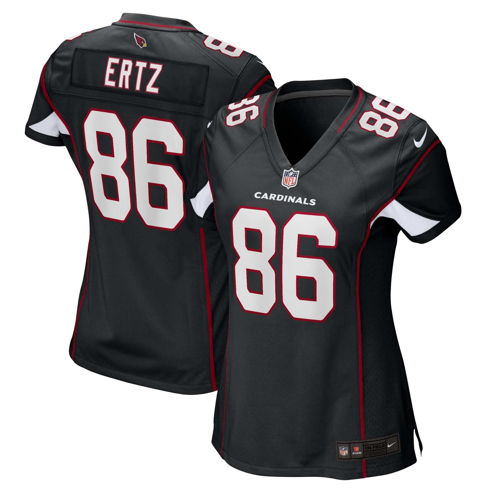 Zach Ertz Arizona Cardinals Women's Alternate Player Game Jersey – Black