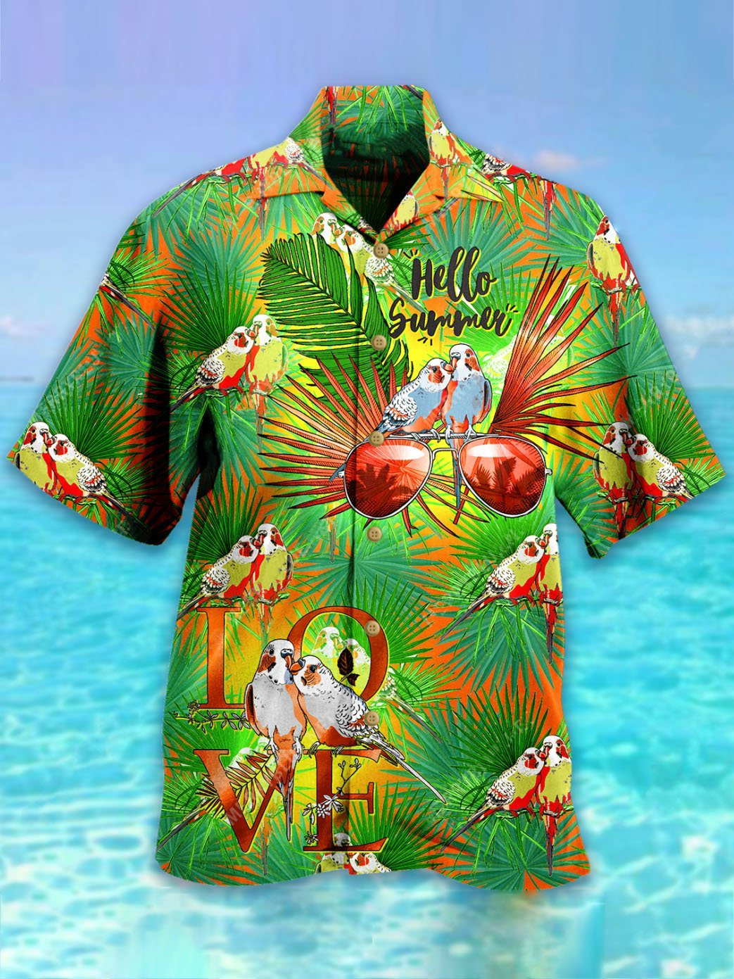 Parrot Hello Summer Hawaii Shirt Unisex Adult Ha29069