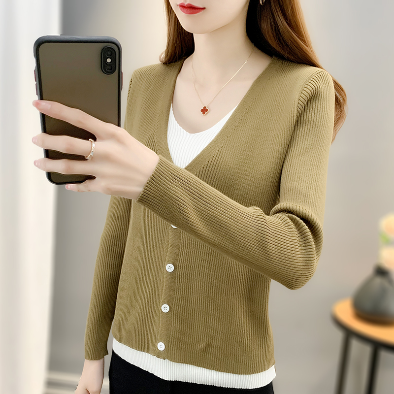 Spring And Autumn Holiday Two Piece Knitwear Women’S Cardigan Short Pullover Sweater Loose Top Women’S Clothing Korean Fashion alx