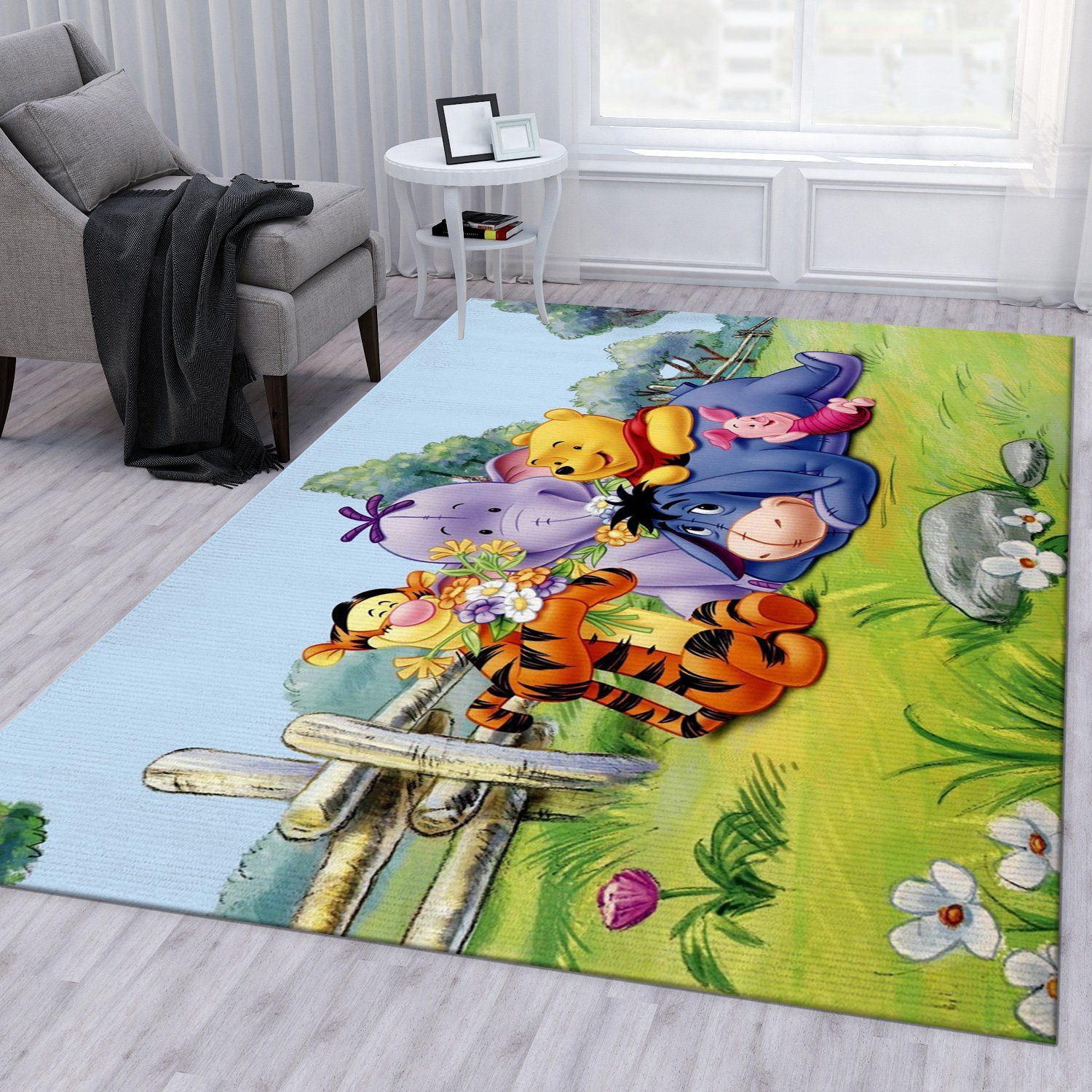 Winnie The Pooh Ver17 Disney Area Rug Living Room Rug Home US Decor