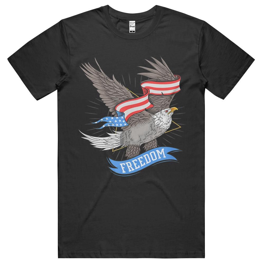 American Flag Vintage Patriotic Bald Eagle Freedom T-Shirt, Hoodie, Long Sleeve Tee