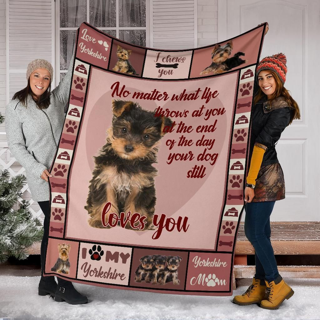 Yorkshire Terrier Blanket – Bl16309, Christmas Gift, Dog Lover Blanket