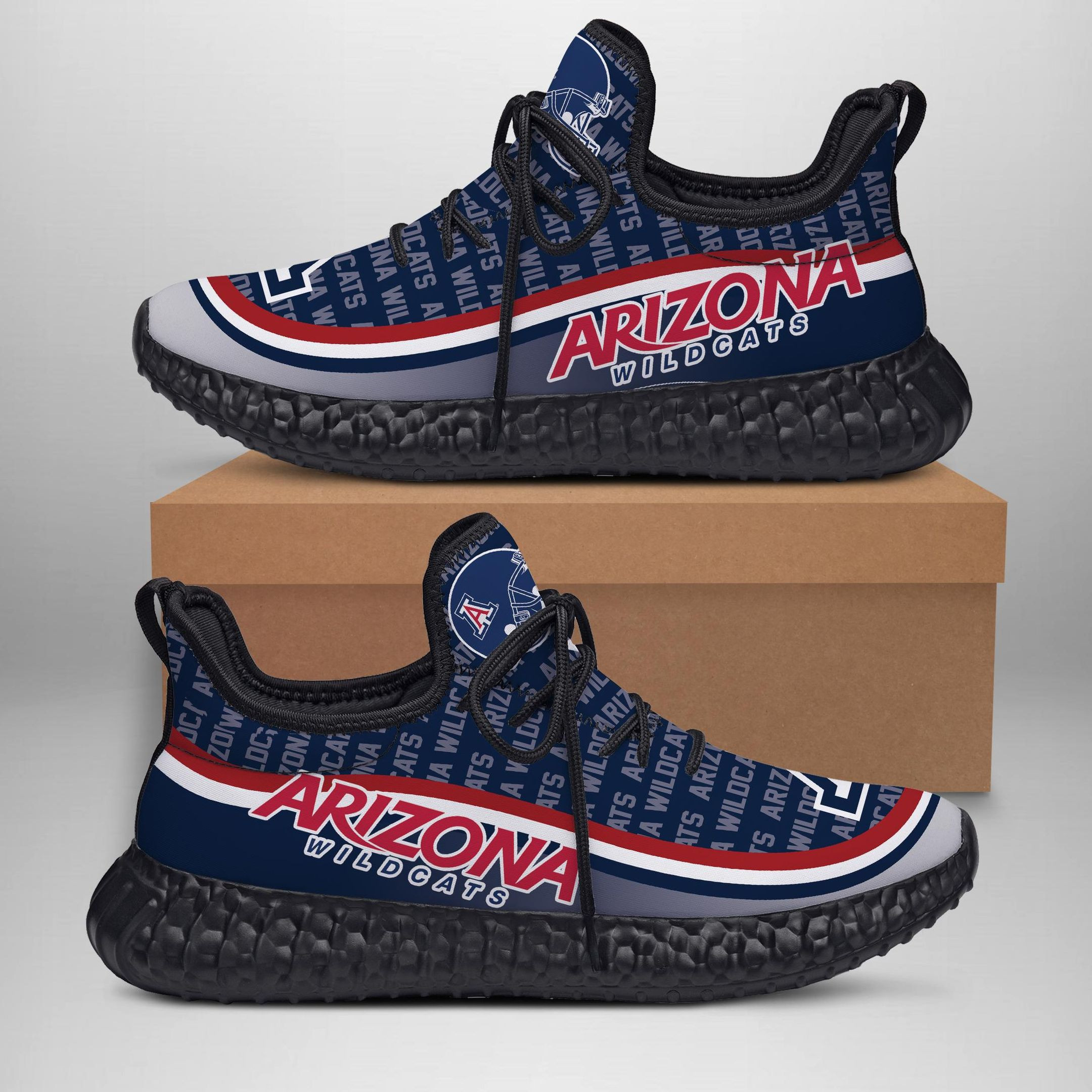 Arizona Wildcats Custom New Yeezy Sneaker