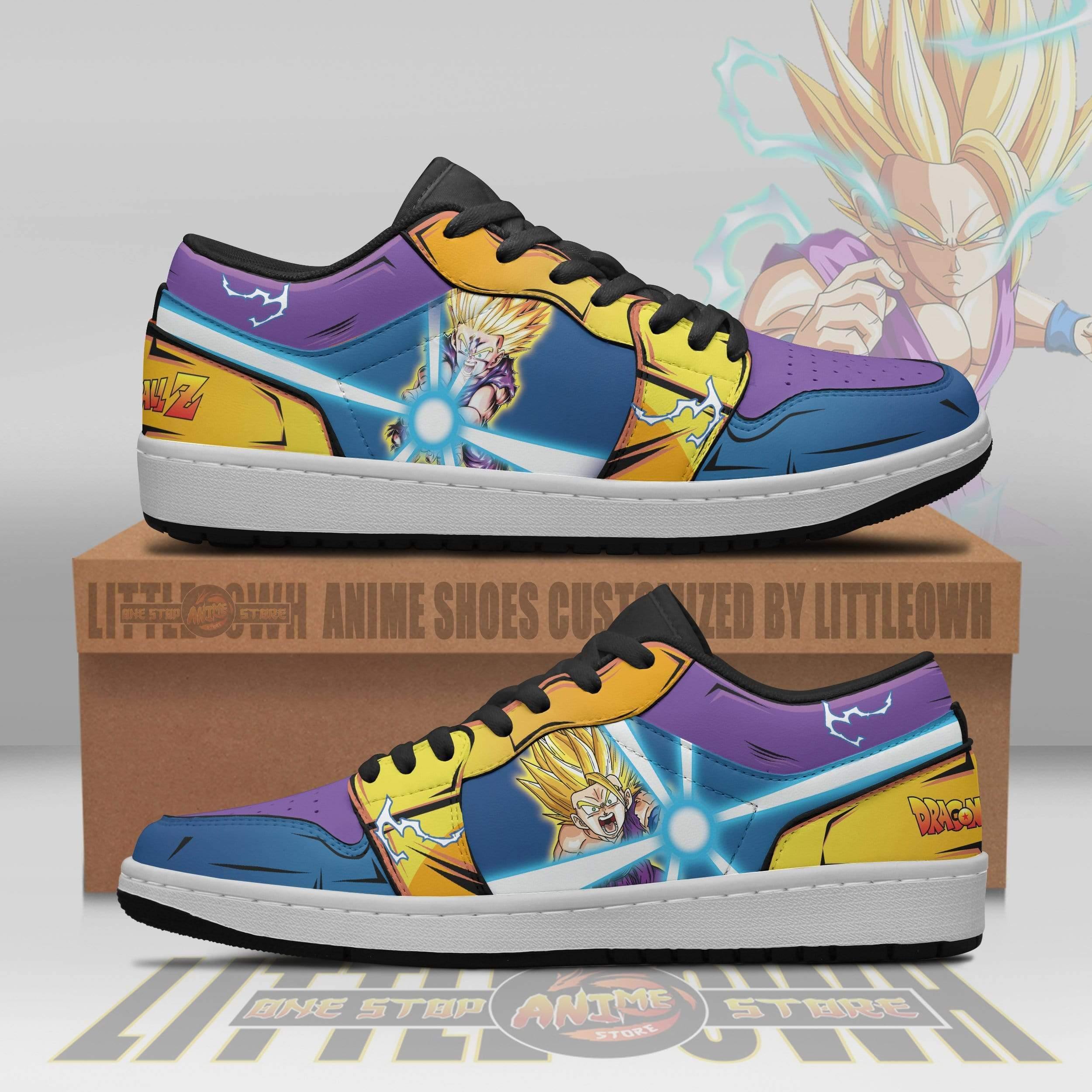 Son Gohan Shoes Custom Dragon Ball Anime Low Top Sneakers