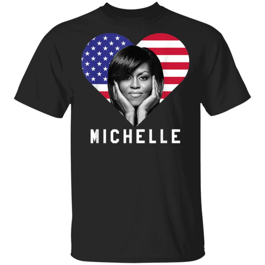 I Love Michelle Obama USA Melanin Black Girl Magic TShirt