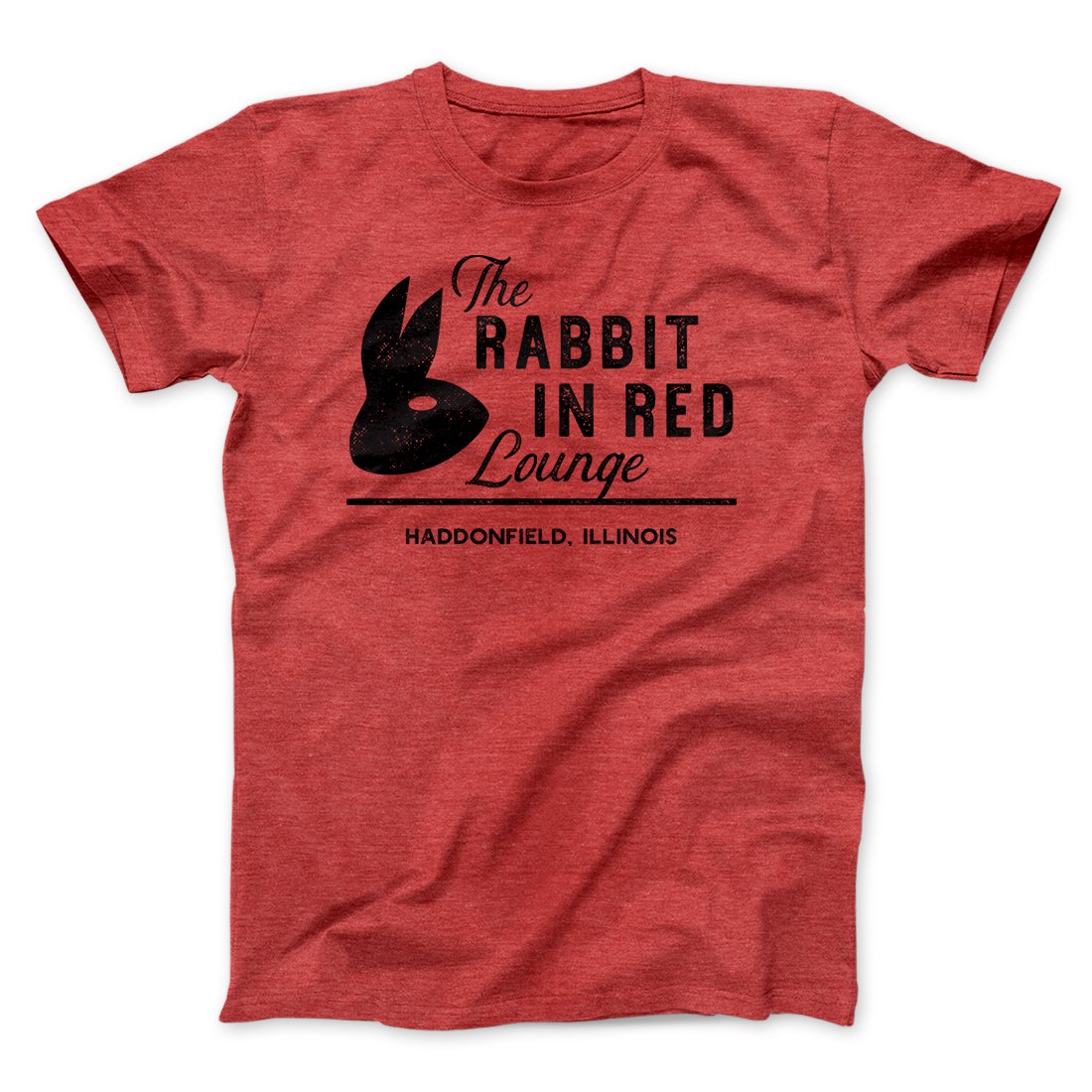 The Rabbit In Red Lounge Men/Unisex T-Shirt