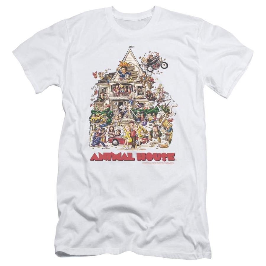 Animal House Poster Art Men’s Slim Fit T-Shirt